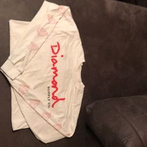 Diamond Supply & Co.- Beige Long Sleeve Shirt